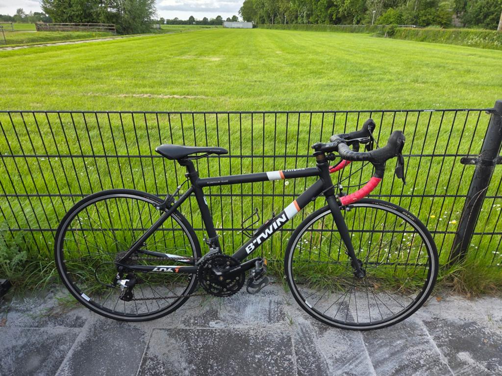 Triban 500 racefiets, maat XS, Fietsen en Brommers, Fietsen | Racefietsen, Gebruikt, Aluminium, Minder dan 49 cm, Meer dan 20 versnellingen