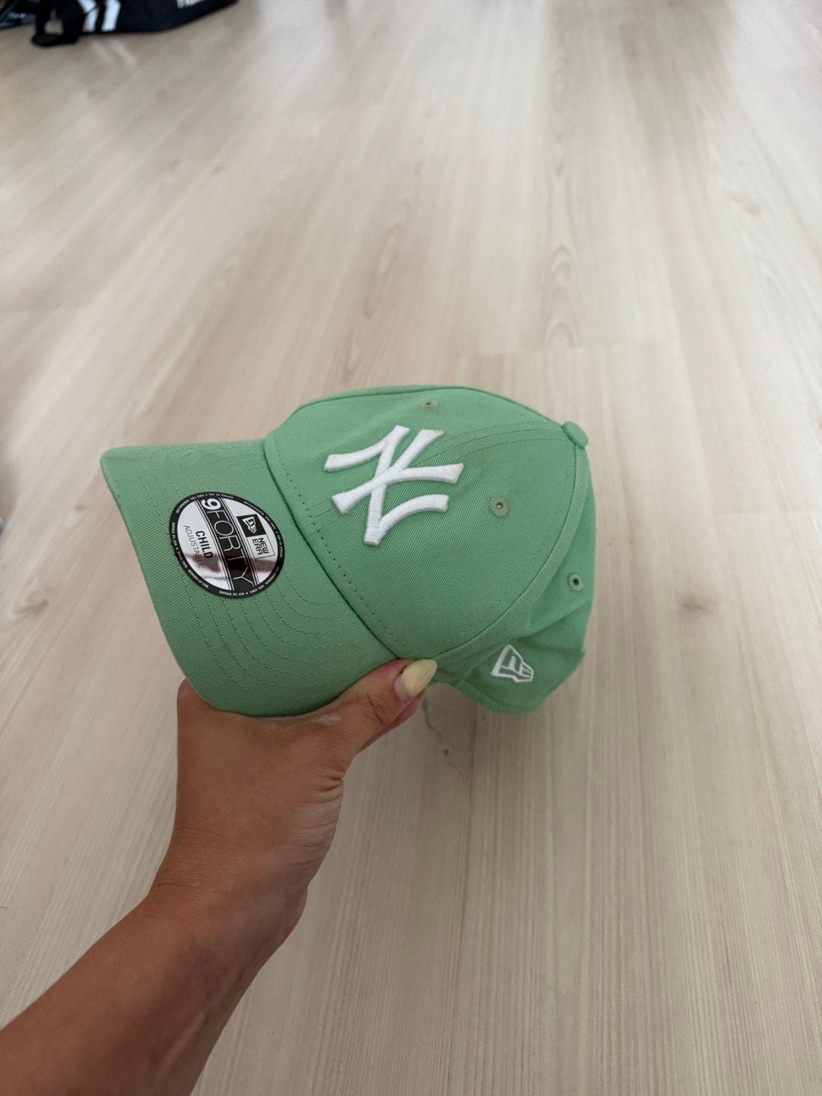 New era child kids pet groen, Ophalen of Verzenden, Zo goed als nieuw