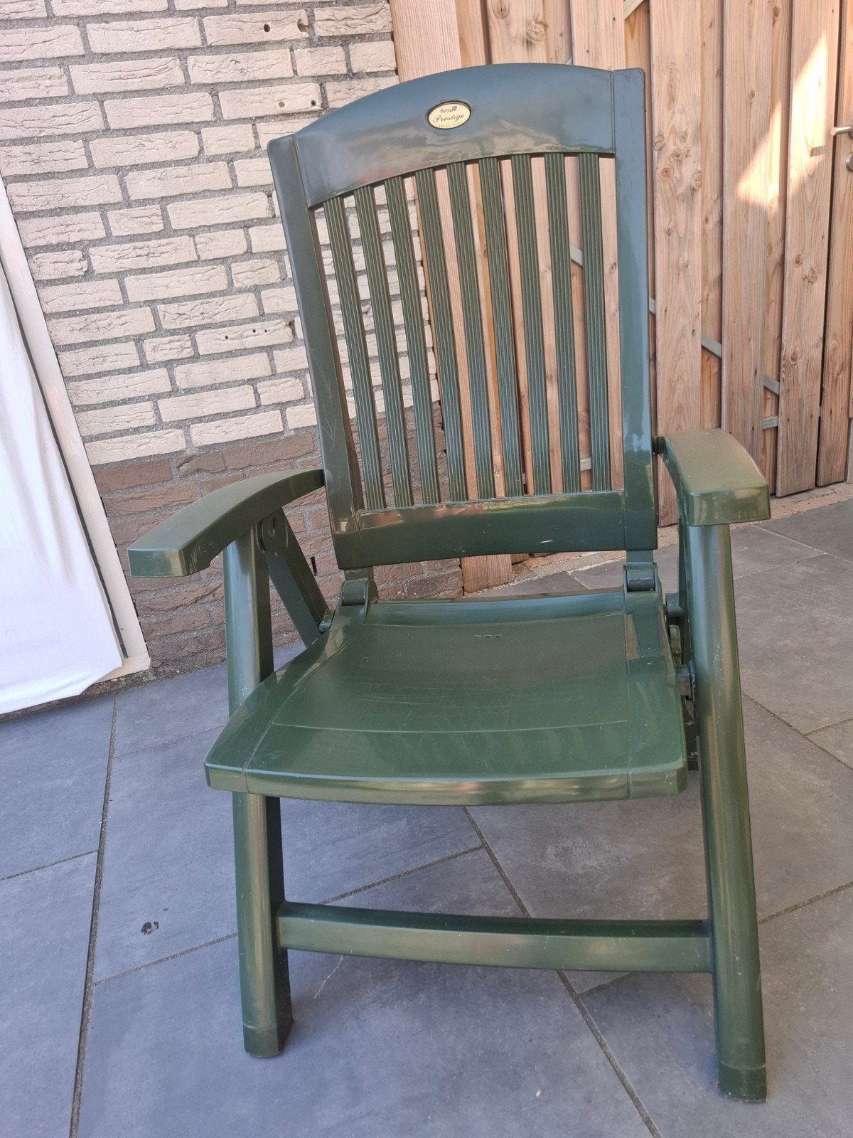 Hartman Prestige Selection tuinstoelen (4 stuks), Ophalen, Gebruikt, Kunststof, Verstelbaar