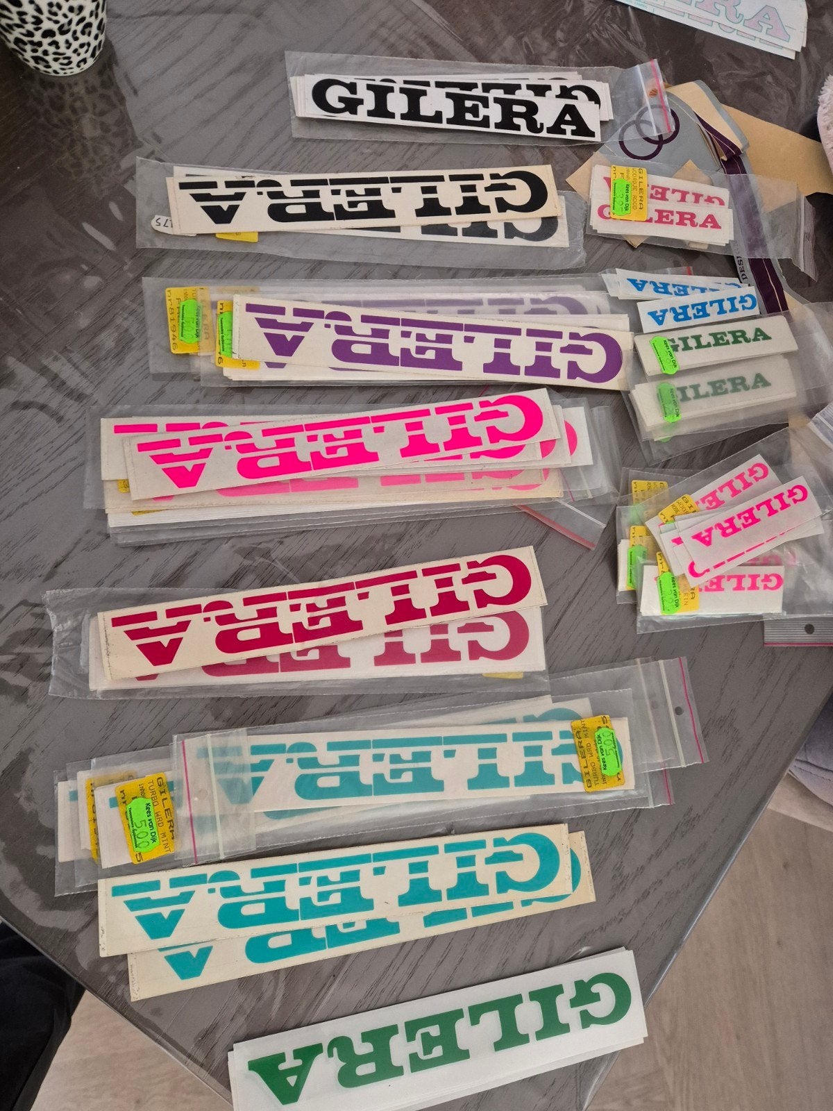 diverse gilera cita stickers NOS, Motoren, Ophalen of Verzenden