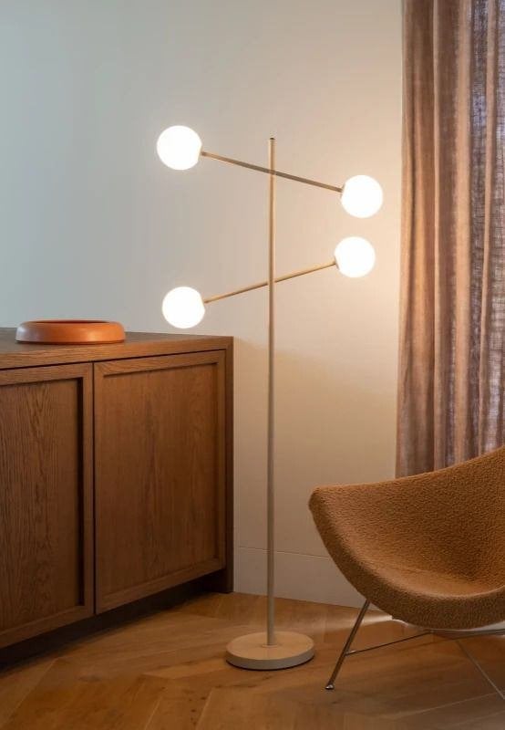 it's about RoMi LED Staande Lamp Copenhagen, Ophalen, Scandinavisch minimalistisch, Nieuw, Glas