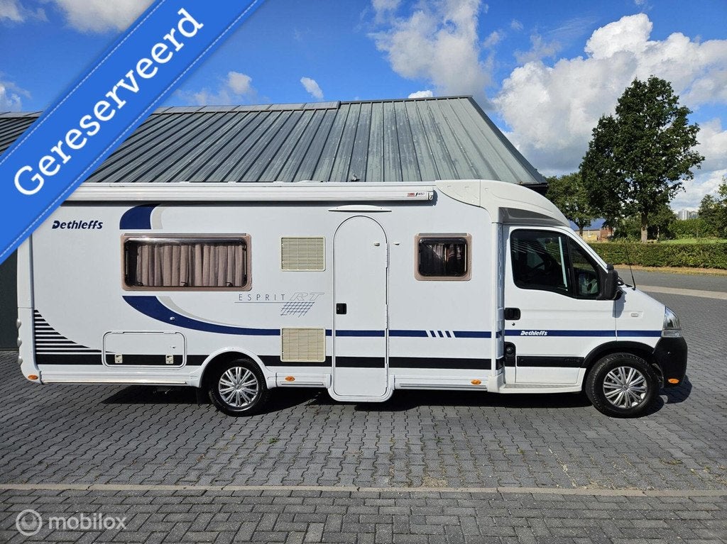 Dethleffs RT 7014 Half-integraal ☆Enkele bedden, Airco☆, Overige merken, Luifel, Bedrijf, Half-integraal