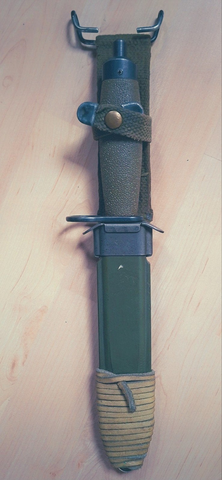 M1968 bajonet Noorwegen Noorse AG3 bajonet, Verzamelen, Verzenden, Landmacht, Overige gebieden, Mes of Dolk