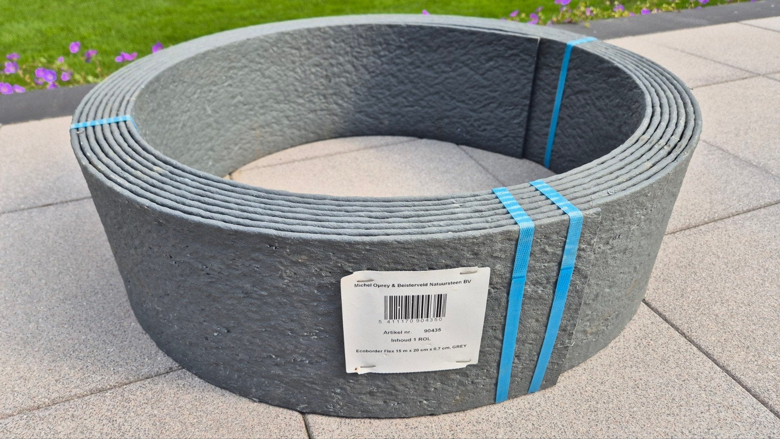 Ecoborder Flex 15m x 20cm voor opsluiting, Ophalen, Kunststof, Minder dan 25 cm, Border