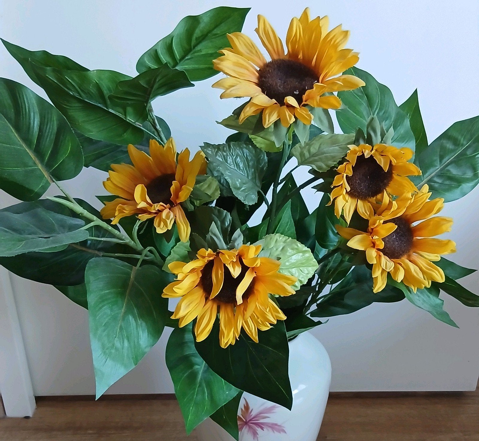 Kunstbloemen + Blad, Ophalen of Verzenden, Zo goed als nieuw