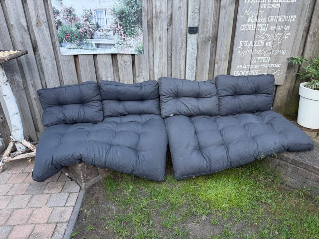 Palletkussens Antraciet, Tuin en Terras, Tuinmeubel-accessoires, Ophalen, Gebruikt