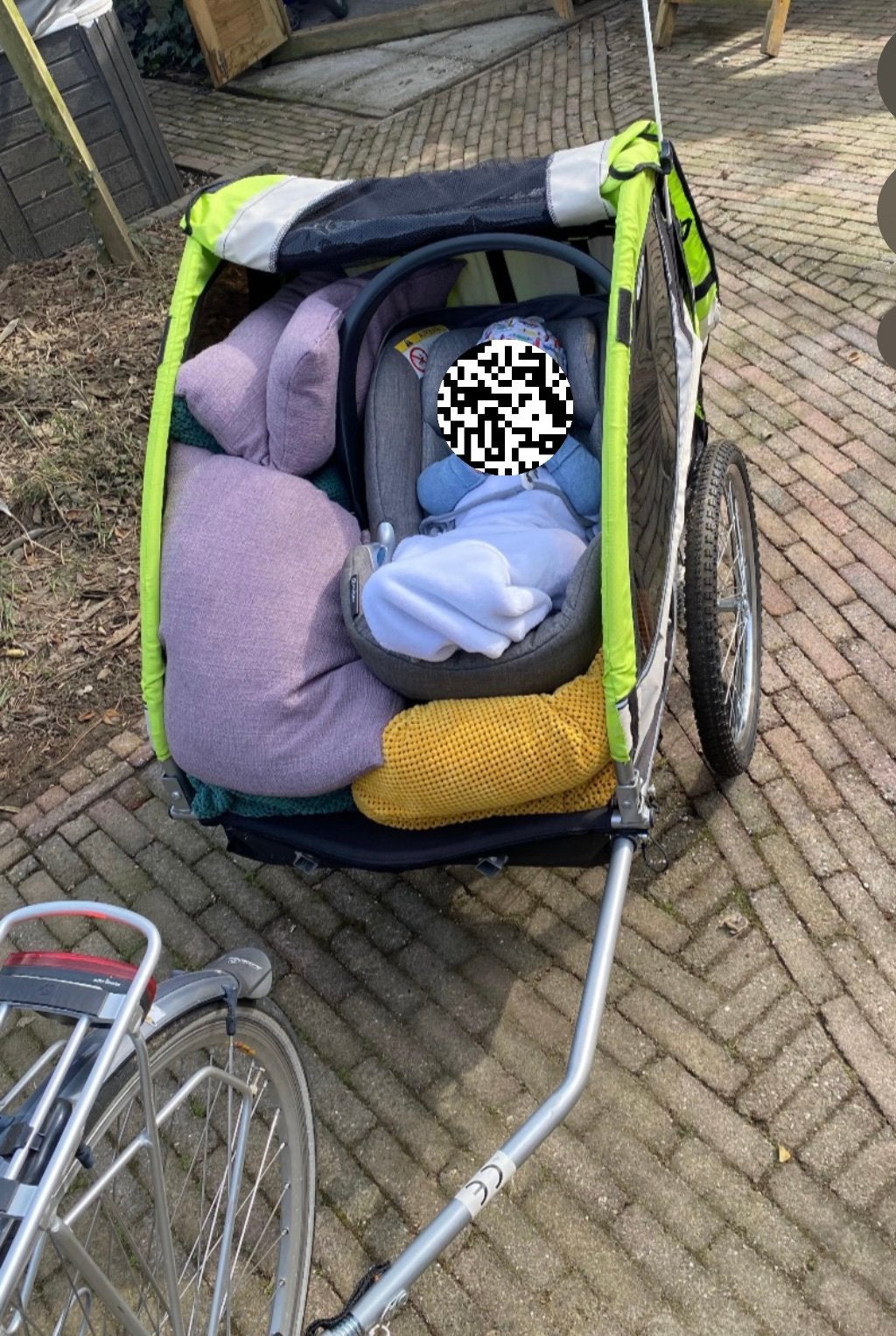 Fietskar te koop, Ophalen, Zo goed als nieuw, Kinderkar