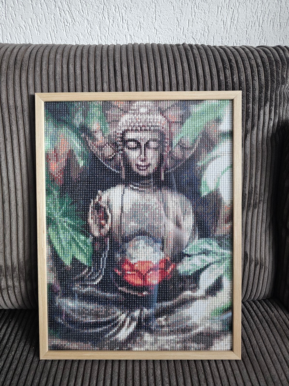 Diamond Painting Boeddha in lijst, Ophalen, 50 – 75, Overige typen, Nieuw