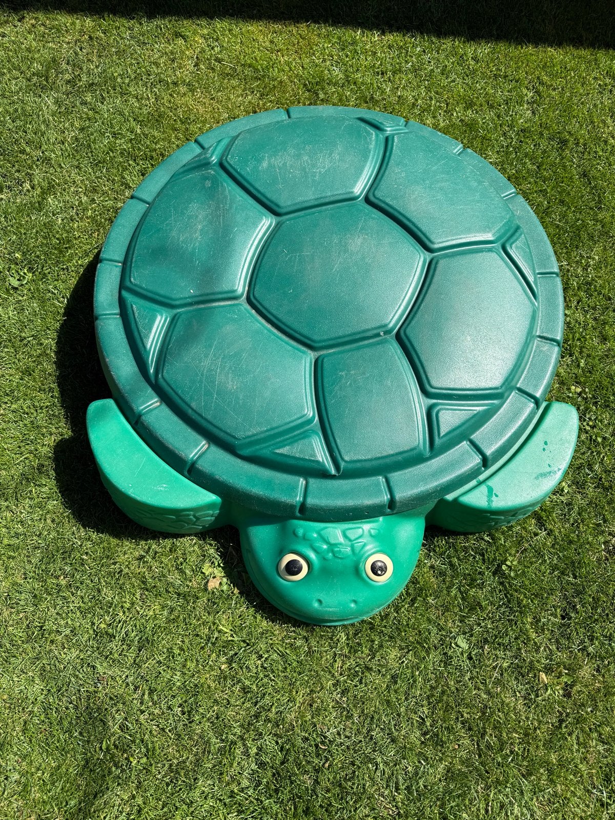 Schildpad zandbak/zwembadje voor kinderen, Ophalen, Gebruikt