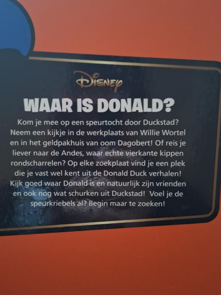 Waar is Donald? Zoekboek met 14 vrolijke speurplaten, Ophalen of Verzenden, Zo goed als nieuw, Disney, Fictie algemeen