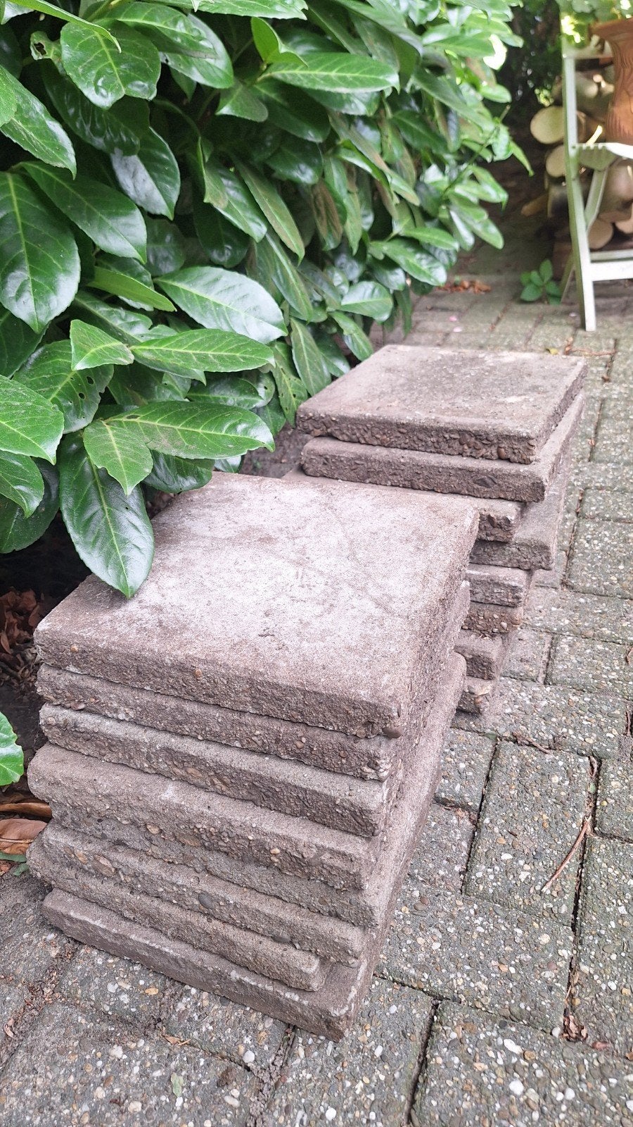 GRATIS trottoirtegels 30x30x4 cm, Ophalen, Overige materialen, Gebruikt, 20 tot 40 cm