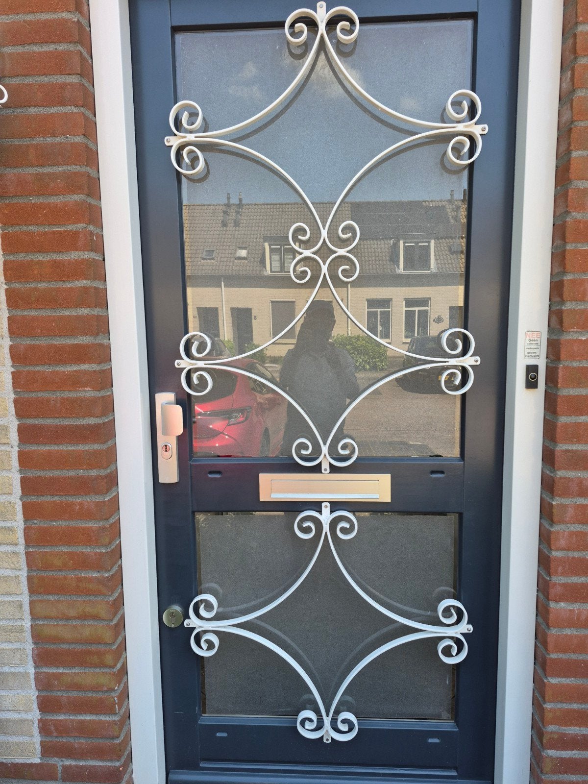 Smeedwerk voordeur, Ophalen, Buitendeur, 200 tot 215 cm