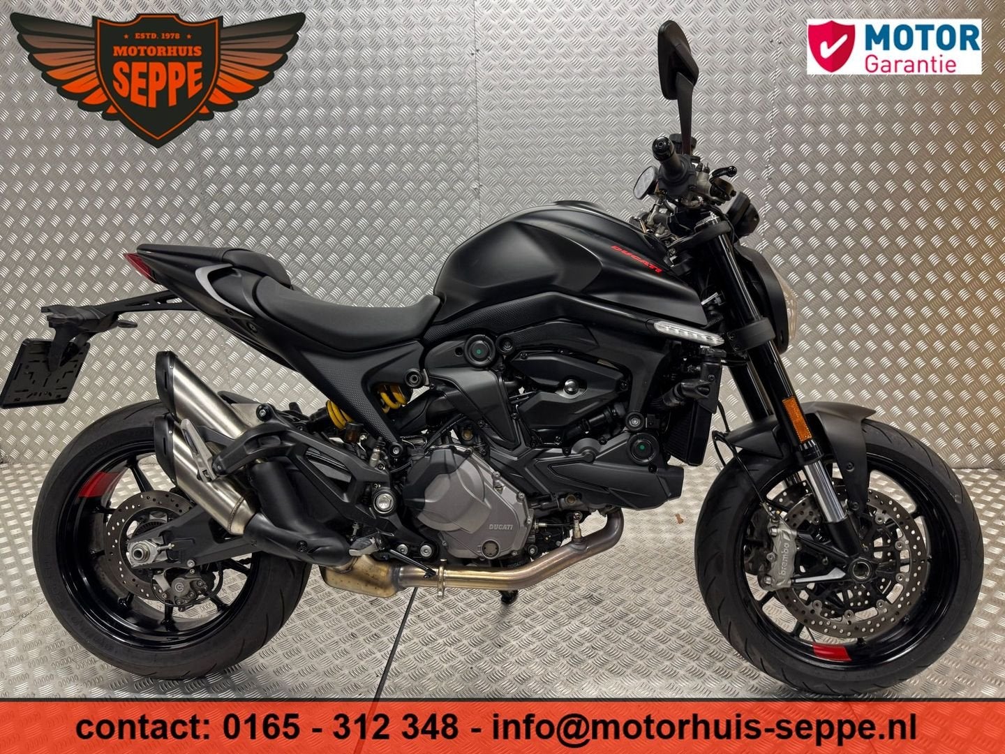 DUCATI MONSTER / MONSTER + 937cc 781 kilometer !!!!! BTW, DUCATI, 2 cilinders, Motorrijbewijs A, Bedrijf