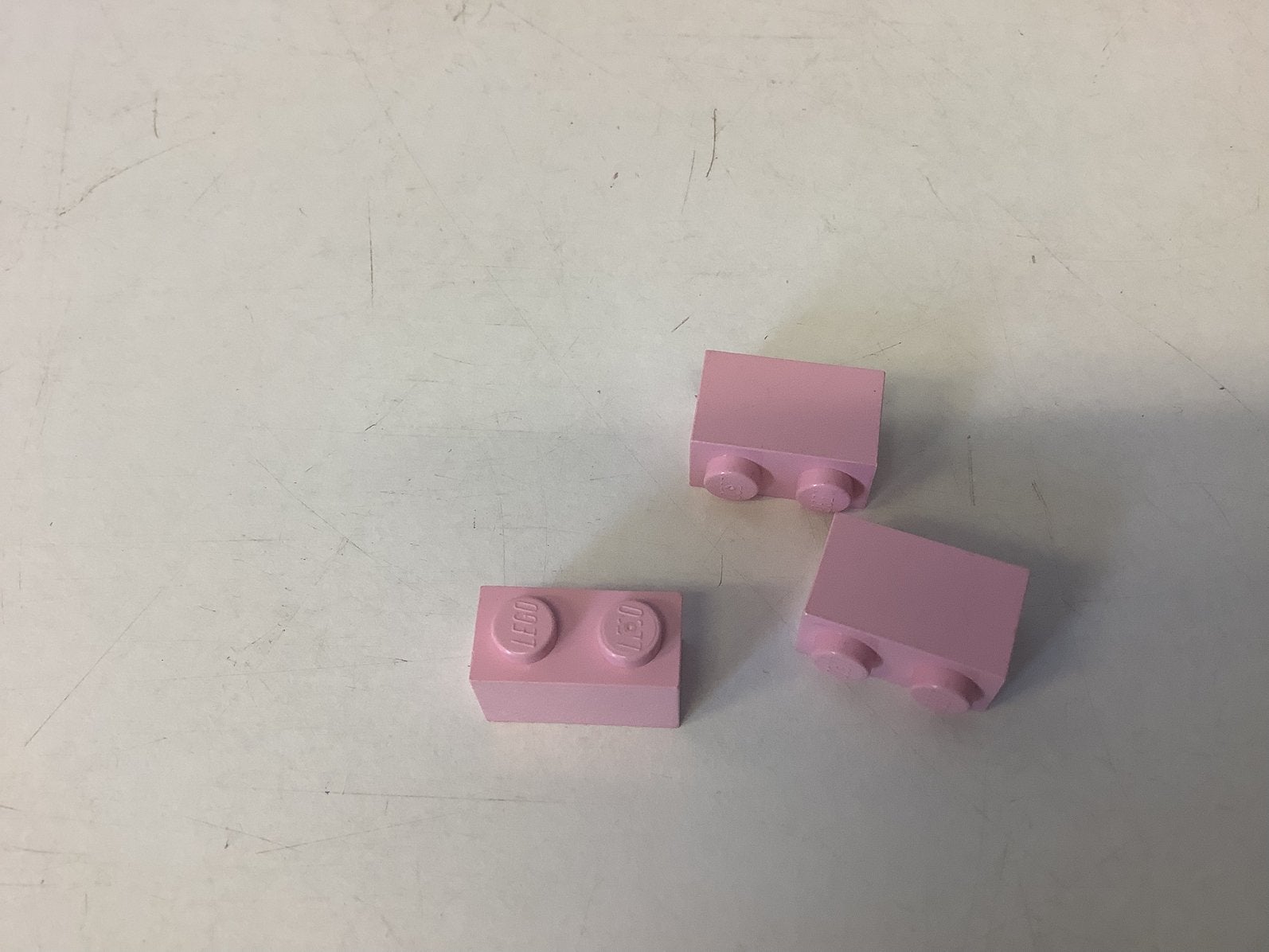 Lego steen 1x2 roze, Ophalen of Verzenden, Gebruikt, Losse stenen, Lego
