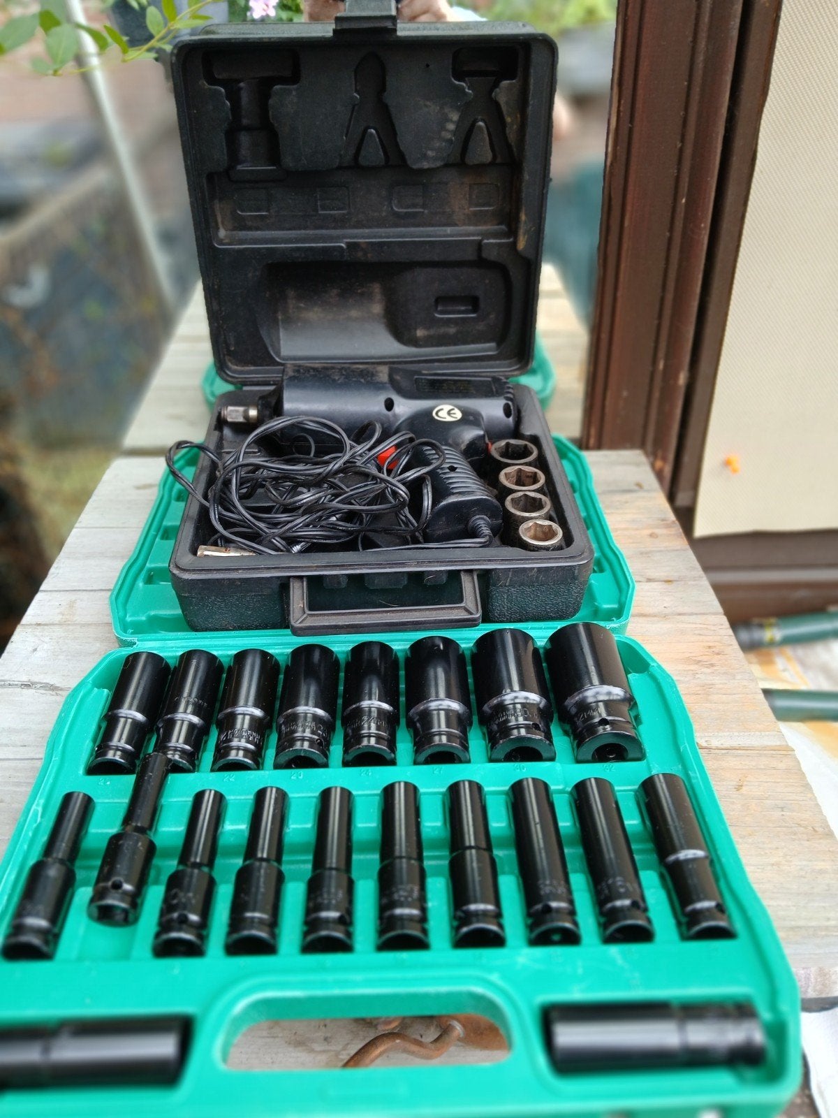 Slagmoersleutel met doppen set, Ophalen, Gebruikt, Sleutel/ratel, Overige merken