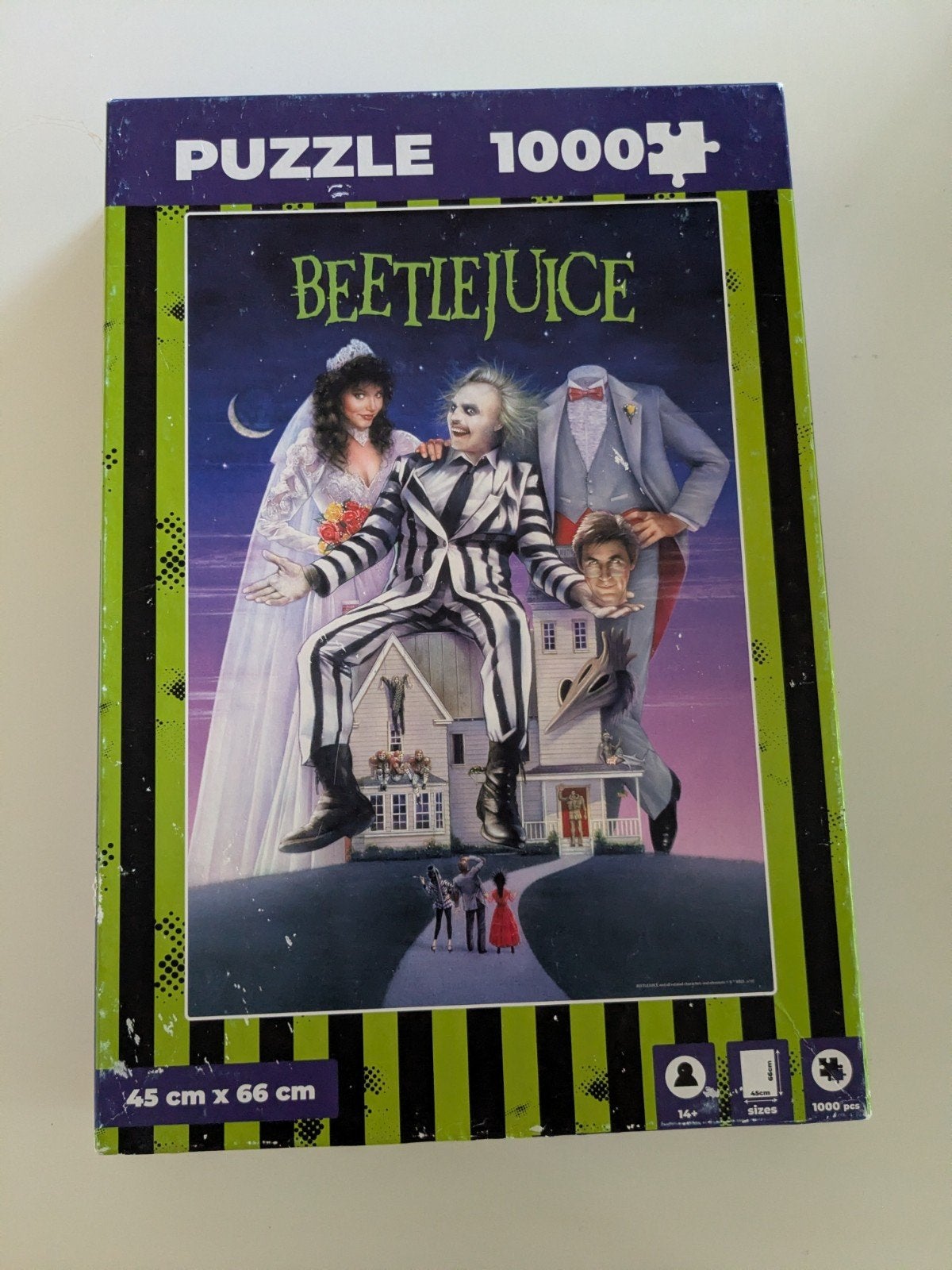 Beetlejuice Legpuzzel 1000 stukjes, Ophalen of Verzenden, 500 t/m 1500 stukjes, Gebruikt, Legpuzzel