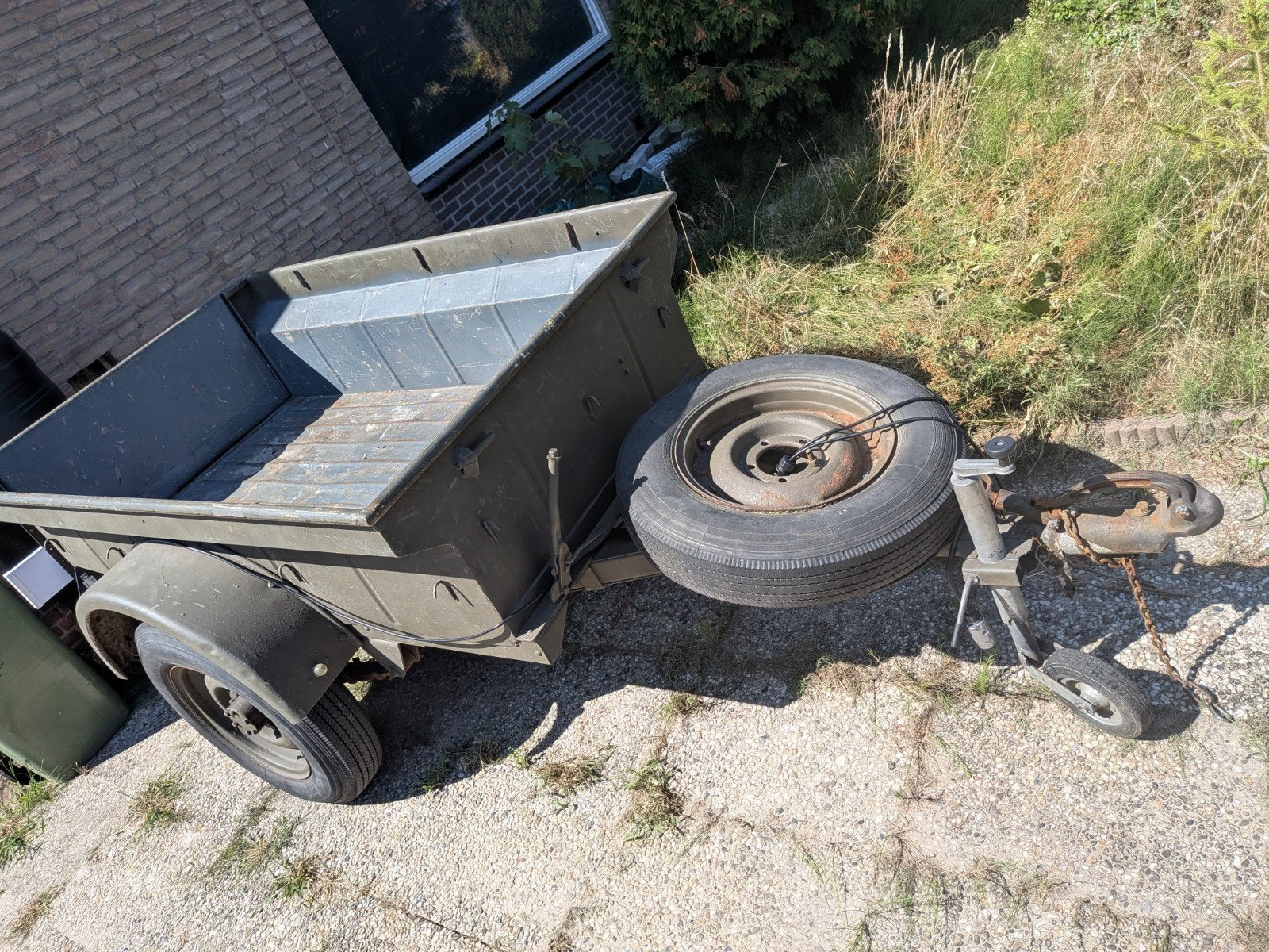 Militaire Leger Aanhanger WO2 - Aangepast, Ophalen