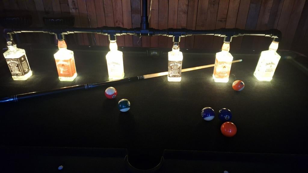 Hanglamp met Jack Daniels flessen, Ophalen, Nieuw, Lichtbak of (neon) lamp