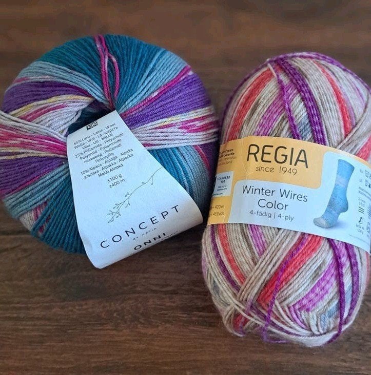 Katia Omni en Regia Sokkenwol - Nieuw, Ophalen of Verzenden, Nieuw, Breien of Haken, Wol of Garen