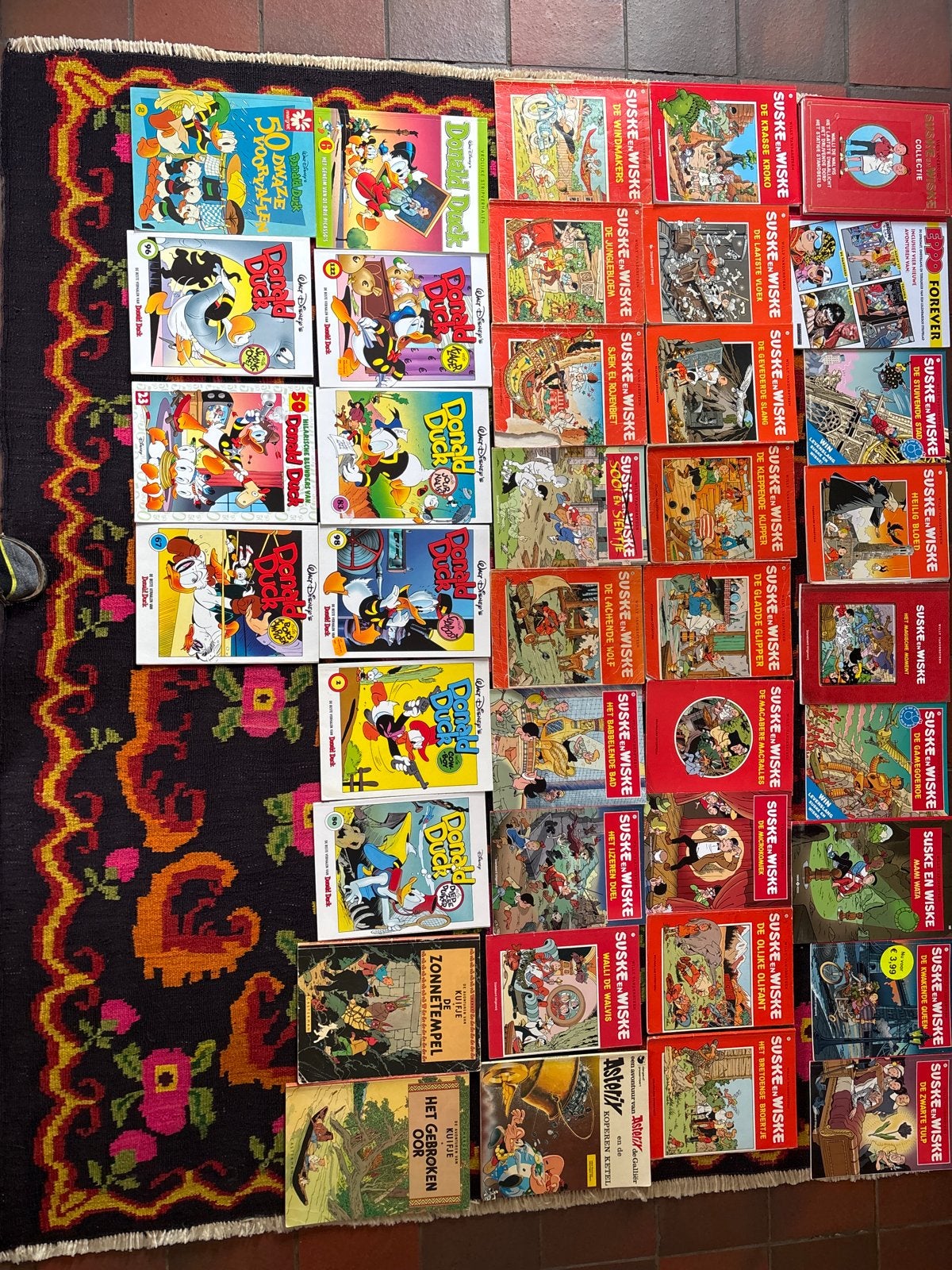 Oude stripverhalen: Suske en Wiske, Donald Duck, Asterix, Ku, Boeken, Stripboeken, Meerdere stripboeken, Ophalen, Gelezen
