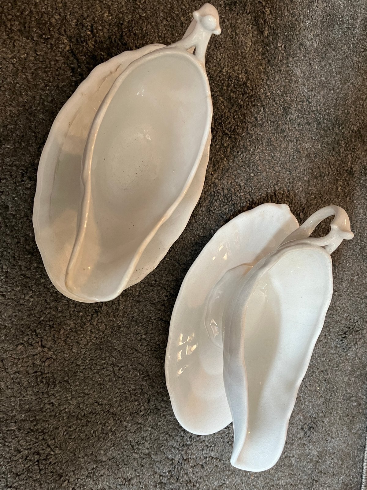 2 antieke sauskommen, Ophalen of Verzenden
