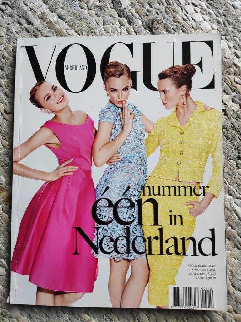 Eerste Nummer van Vogue in Nederland 2012, Boeken, Mode, Ophalen of Verzenden