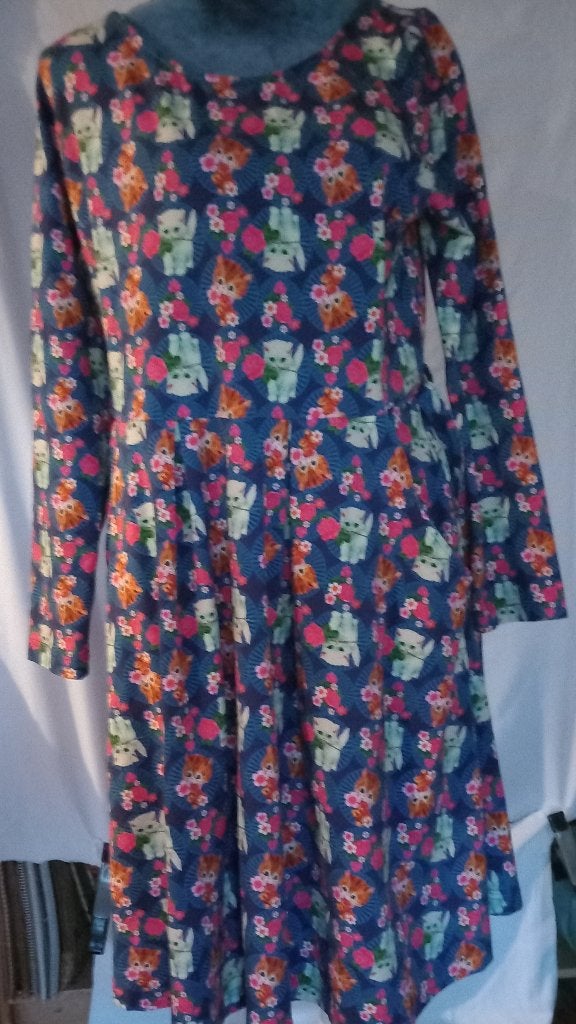 Tante Betsy jurk maat XL, Tante Betsy, Blauw, Maat 46/48 (XL) of groter, Ophalen of Verzenden