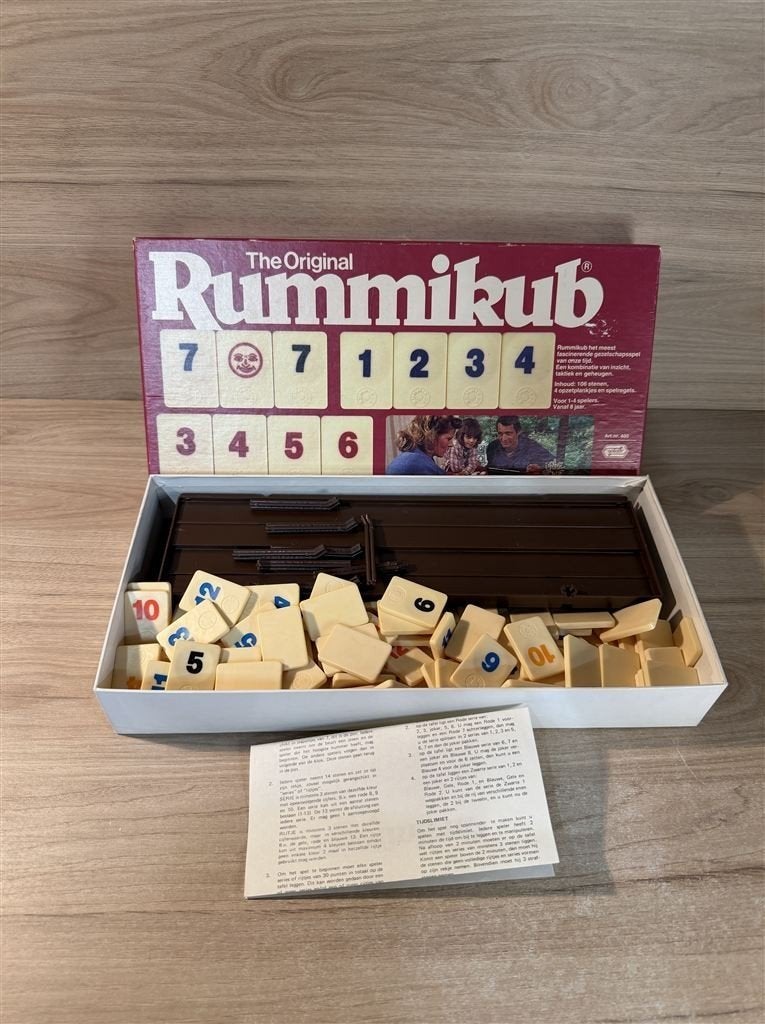 rummikub grote rode doos - s6531, Hobby en Vrije tijd, Verzenden, Zo goed als nieuw