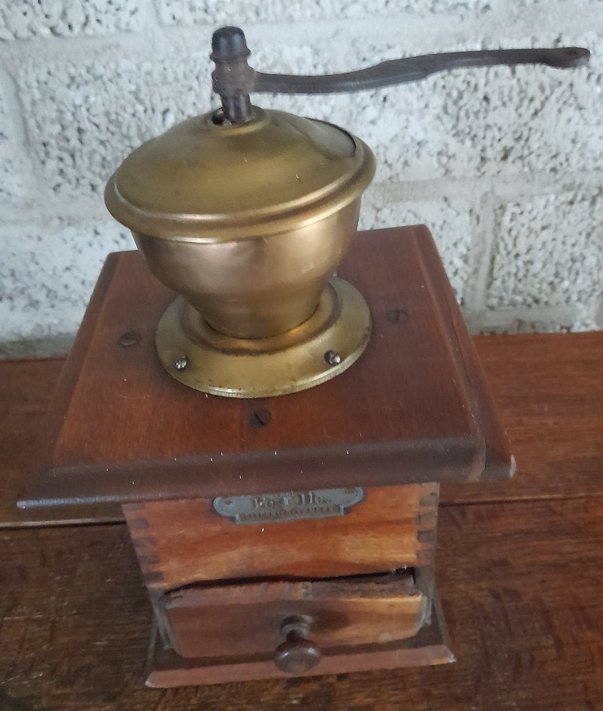 Houten koffiemolen - Pe - De, Ophalen of Verzenden