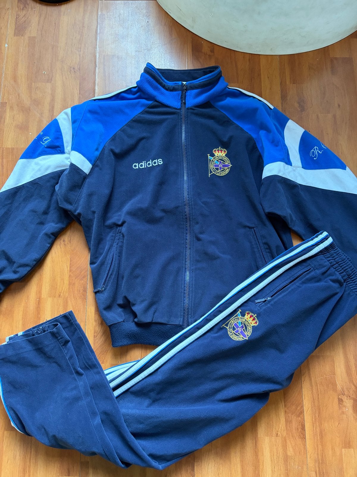 Vintage Deportivo de la Coruna trainingspak 1997/98 Adidas, Ophalen of Verzenden, Gebruikt, Trainingspak