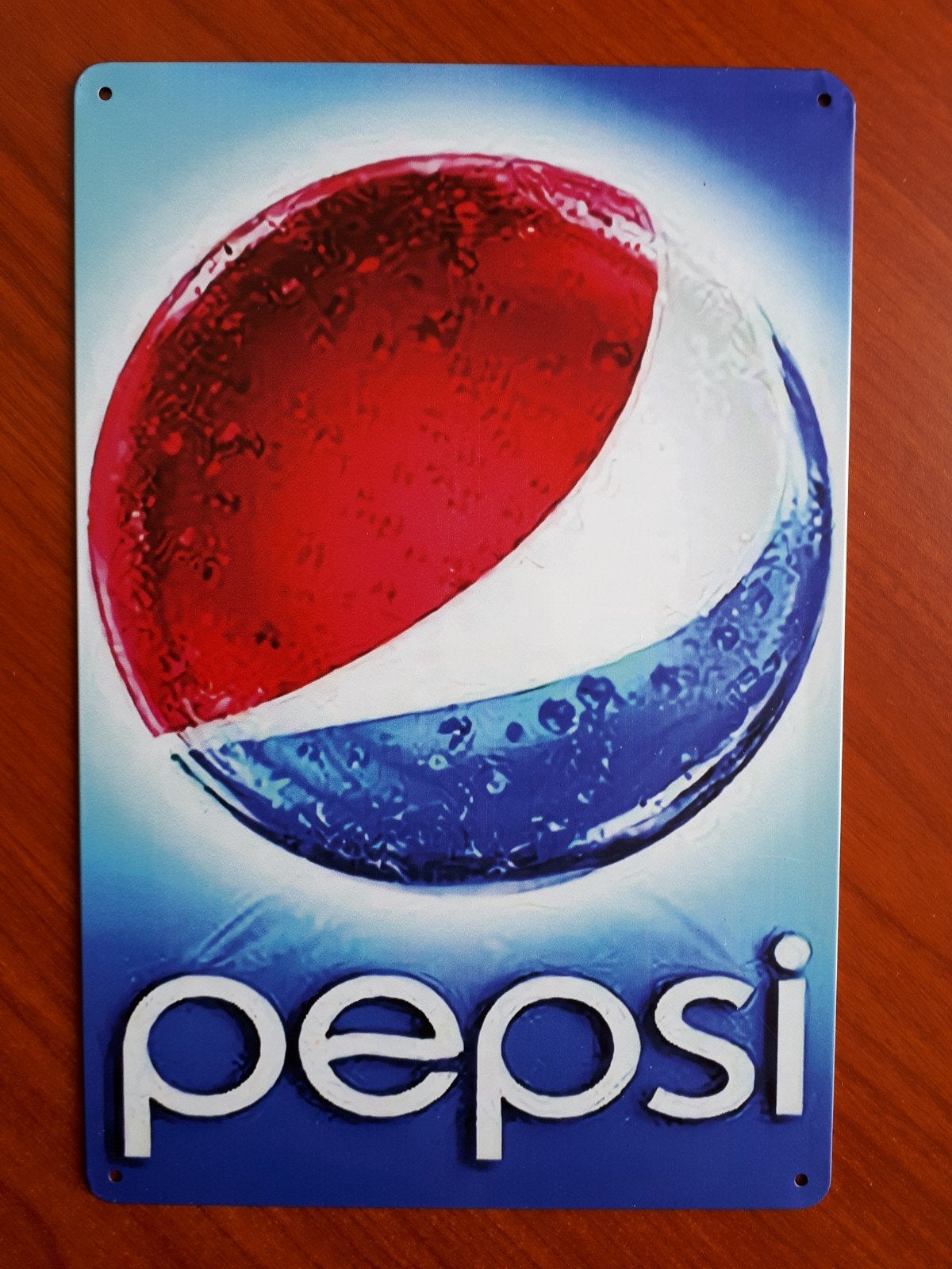 Pepsi 20x30 cm Metalen Reclamebord, Verzamelen, Verzenden, Nieuw, Reclamebord