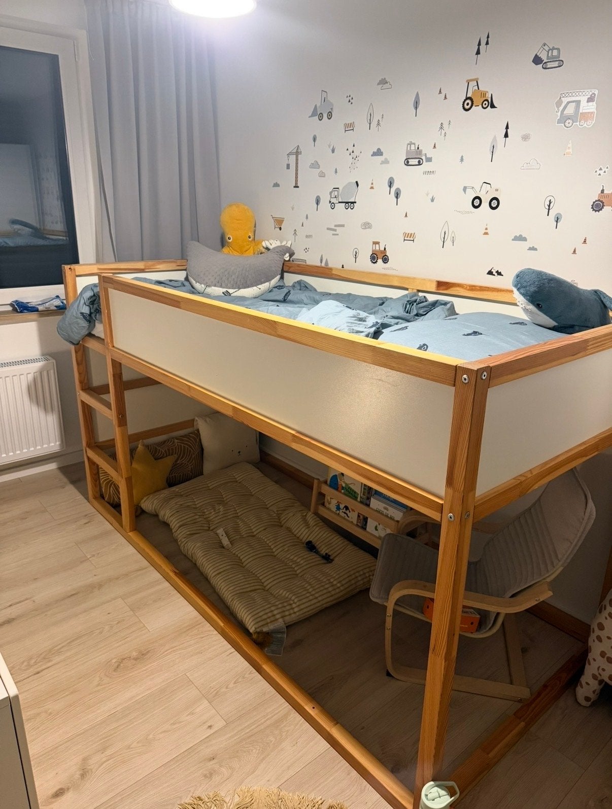 IKEA KURA bed 90x200, Ophalen, Eenpersoons, 160 tot 180 cm, Zo goed als nieuw