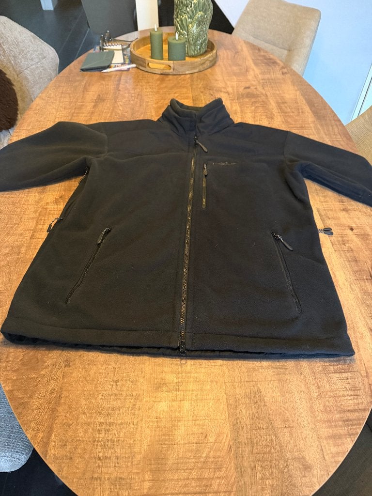 Jack Wolfskin Fleece winterjack XL, Ophalen of Verzenden, Gedragen, Maat 56/58 (XL), Blauw