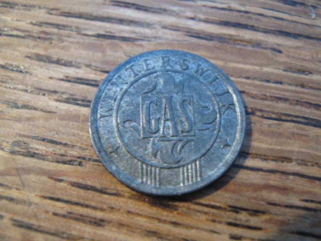 Gaspenning 10 Cent Winterswijk, bezet Nederland,WW2 #594, Ophalen of Verzenden, Overige materialen, Nederland