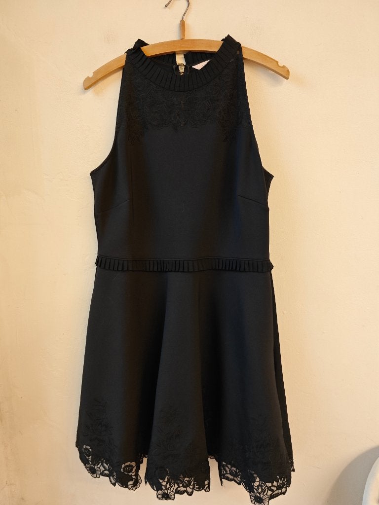 Jurk Ted Baker, Zwart, Ophalen of Verzenden, Zo goed als nieuw, Maat 36 (S)