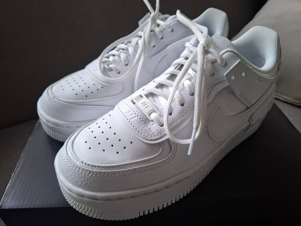 Nike Air Force 1 Shadow, mt 38,5, Ophalen of Verzenden, Nieuw, Wit, Sneakers of Gympen