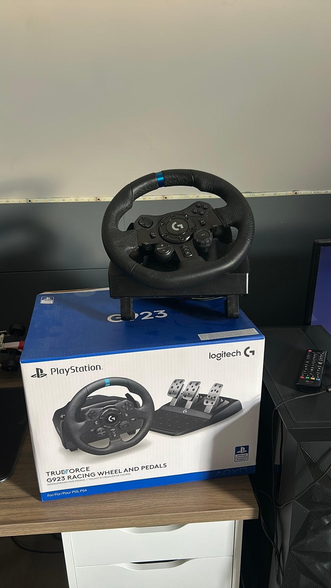 Logitech g923 trueforce voor pc en ps, Ophalen, Zo goed als nieuw, Stuur of Pedalen