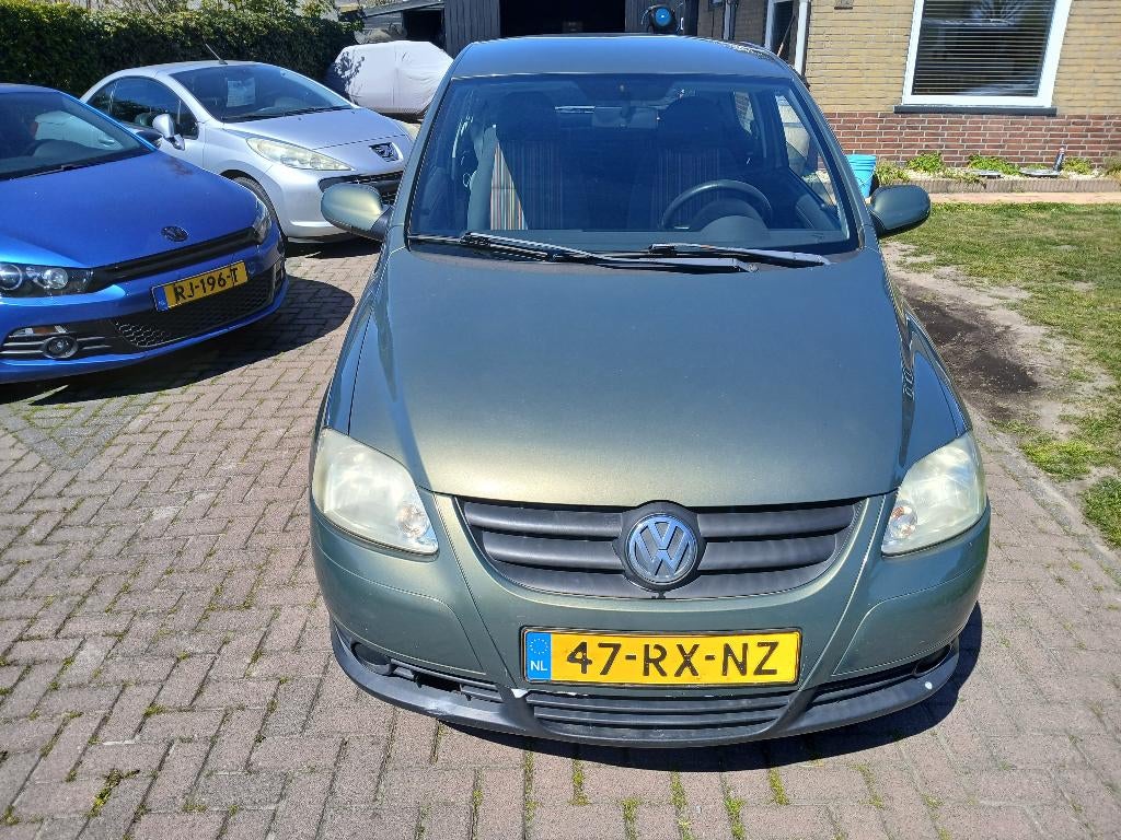 Volkswagen Fox 1.2 40KW 2005 Groen, Voorwielaandrijving, 4 stoelen, 973 kg, Origineel Nederlands
