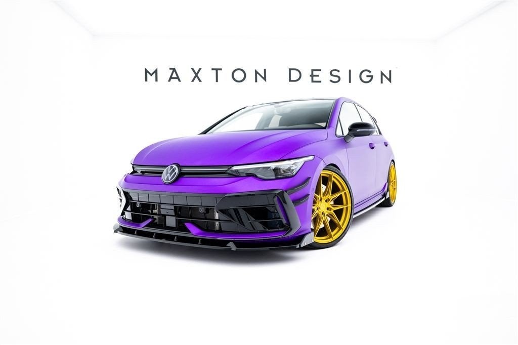 Maxton Design Spoiler Splitter Voor Vw Golf 8 R Facelift V3, Verzenden, Automotive Parts, A.parts@hotmail.nl, Trasmolenlaan 12 3447 GZ Woerden