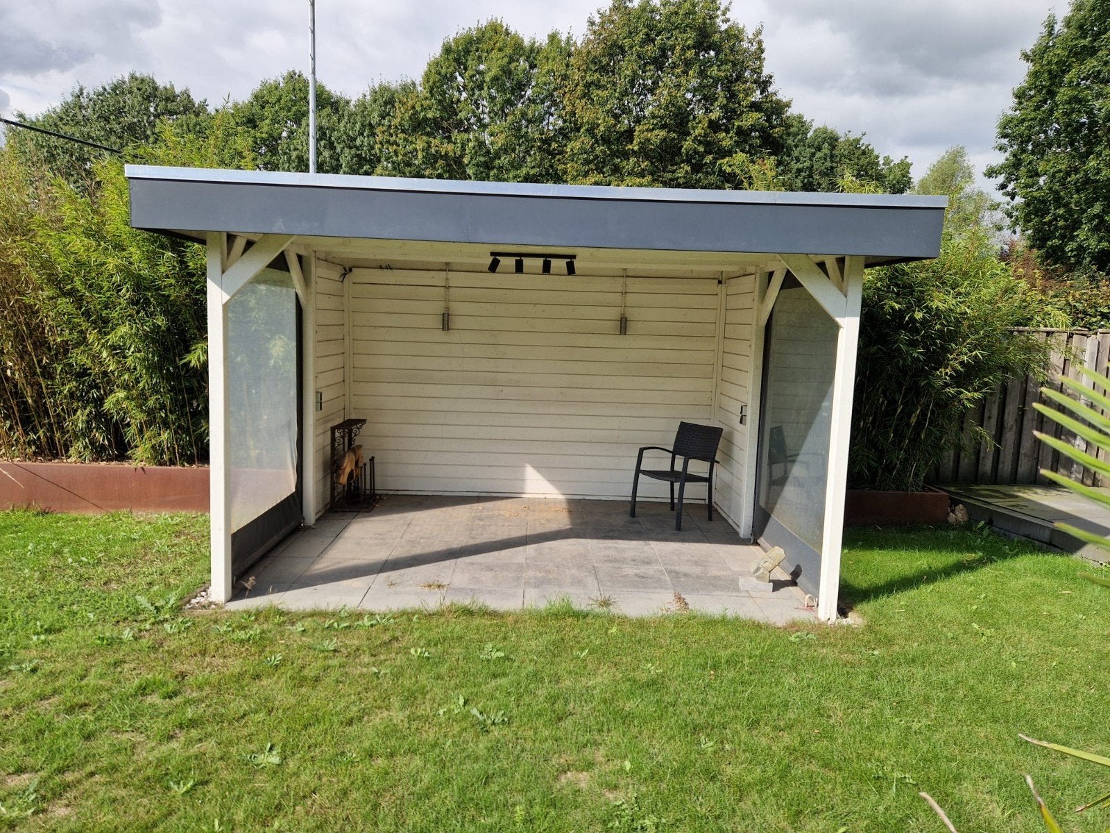 Overkapping en oprolbare zijwanden 3x3 meter, Tuin en Terras, Ophalen, Tuinhuis, 250 tot 500 cm, Zonder ramen