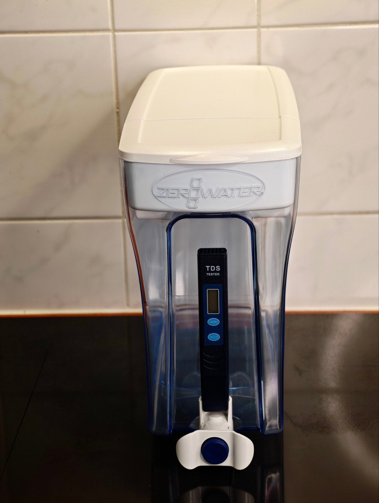 ZeroWater 5.2 liter waterfilterkan met TDS meter, Ophalen of Verzenden, Gebruikt