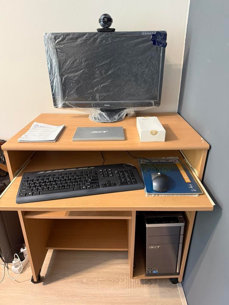 Acer Aspire M5811 PC, Meubelkast, monitor, webcam, muis etc., Computers en Software, Desktop Pc's, Gebruikt, Ophalen