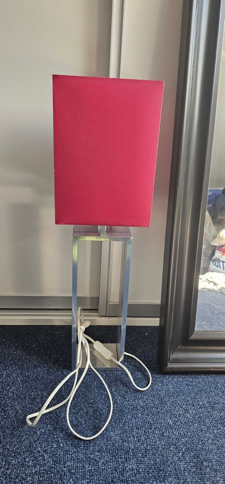 Roze IKEA nachtlampje, 60cm hoog, met lichtbron, Huis en Inrichting, Lampen | Tafellampen, Ophalen, Gebruikt, Nachtlamp, Inclusief lichtbron