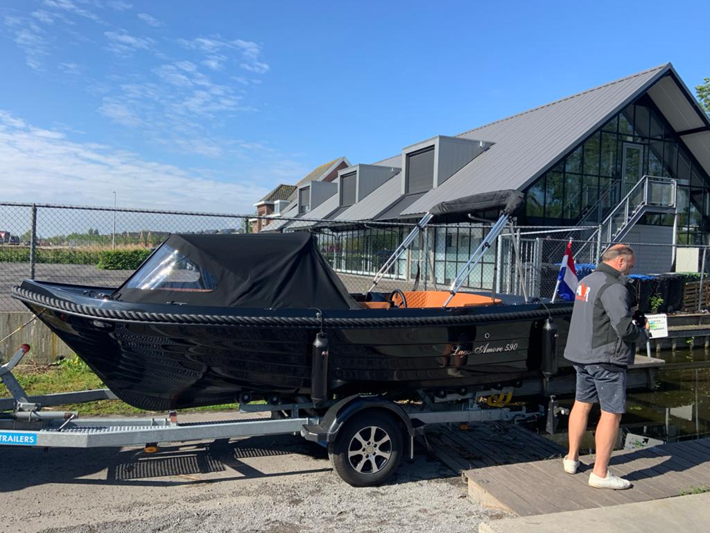 Lago Amore 590 Tender uit 2020 met 20pk Suzuki motor, Ophalen, Tender, Gebruikt, Lago Amore
