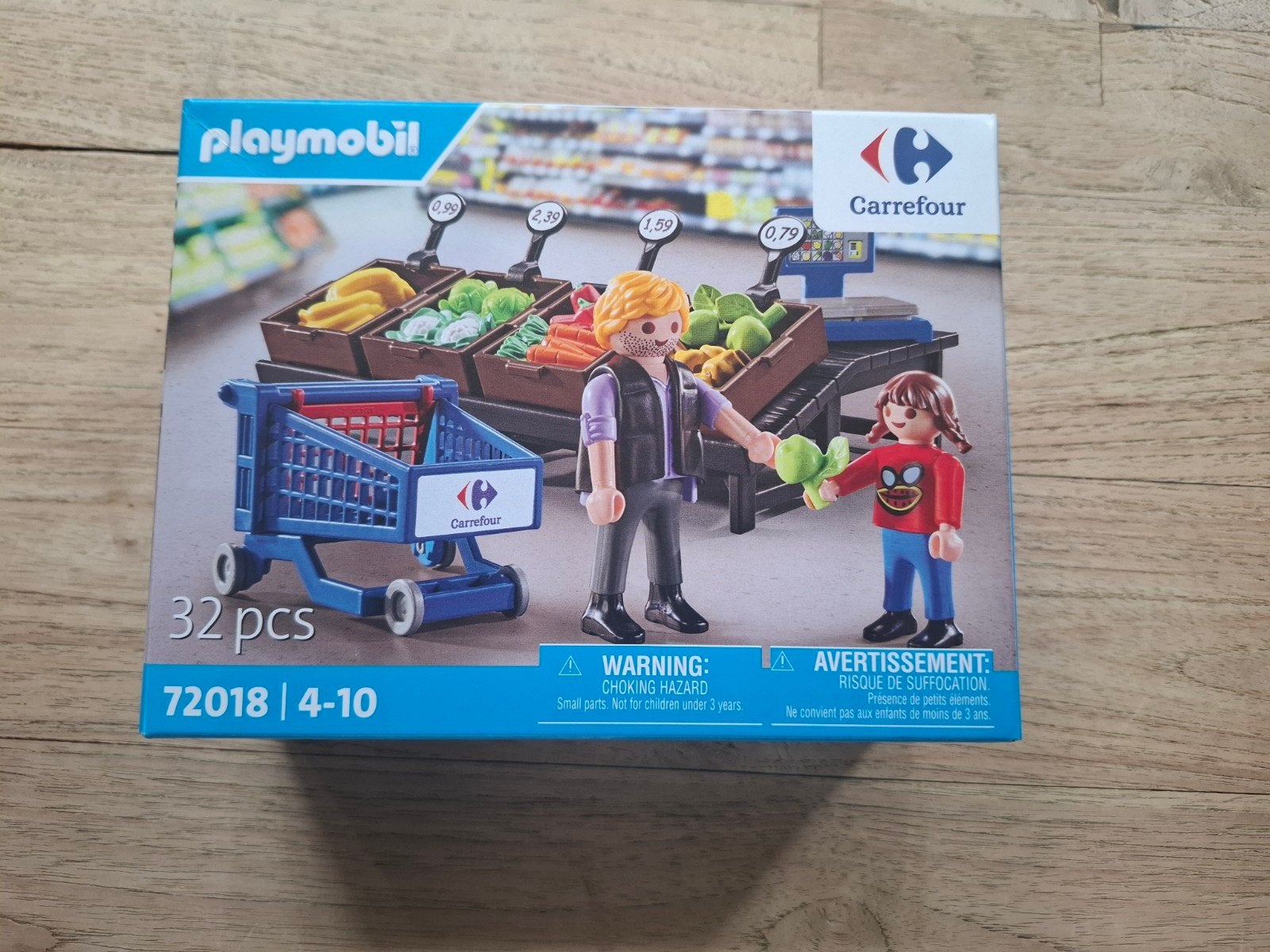 Playmobil promo set 72018 Carrefour supermarkt schap nieuw, Kinderen en Baby's, Ophalen, Complete set, Nieuw, City life