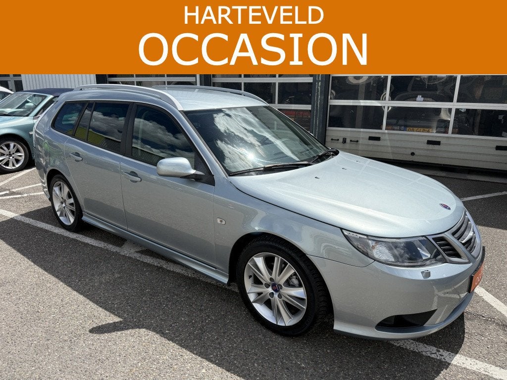 Saab 9-3 Sport Estate 1.8t "VectorStyle " Limited (bj 2010), Auto's, Gebruikt, Zwart, 4 cilinders, Origineel Nederlands