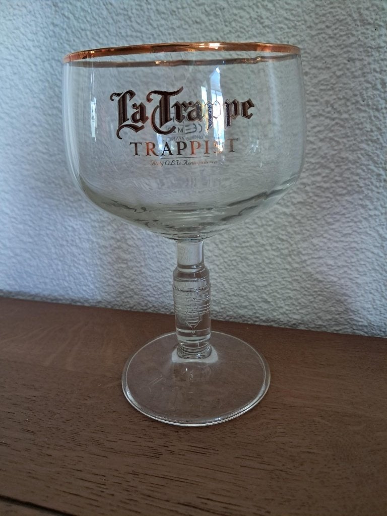 La Trappe Trappist Bierglas perfecte staat Glas Glazen, Ophalen of Verzenden, Zo goed als nieuw, Glas of Glazen, La Trappe
