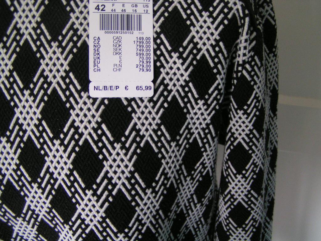 Prachtig Zwart-Wit Truitje van Taifun maat 42, Kleding | Dames, Ophalen of Verzenden, Nieuw, Maat 42/44 (L), Zwart