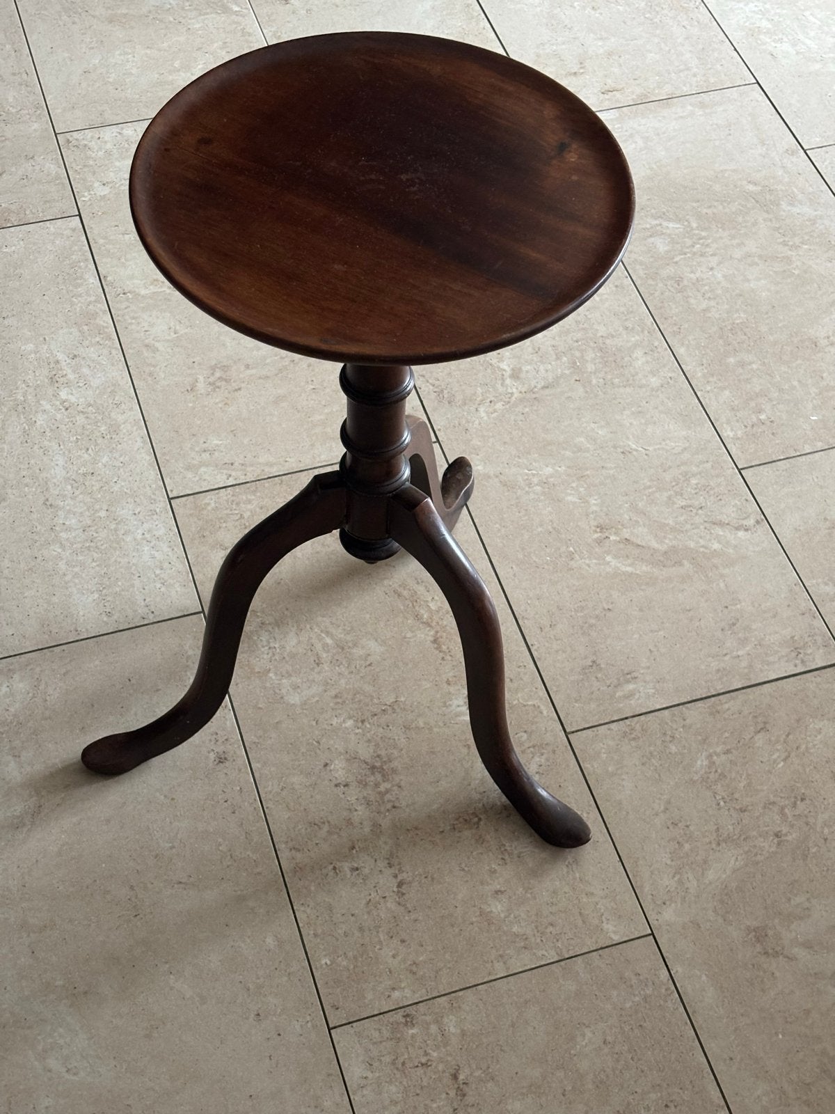 Antiek houten bijzettafeltje / plantentafeltje, Antiek en Kunst, Ophalen