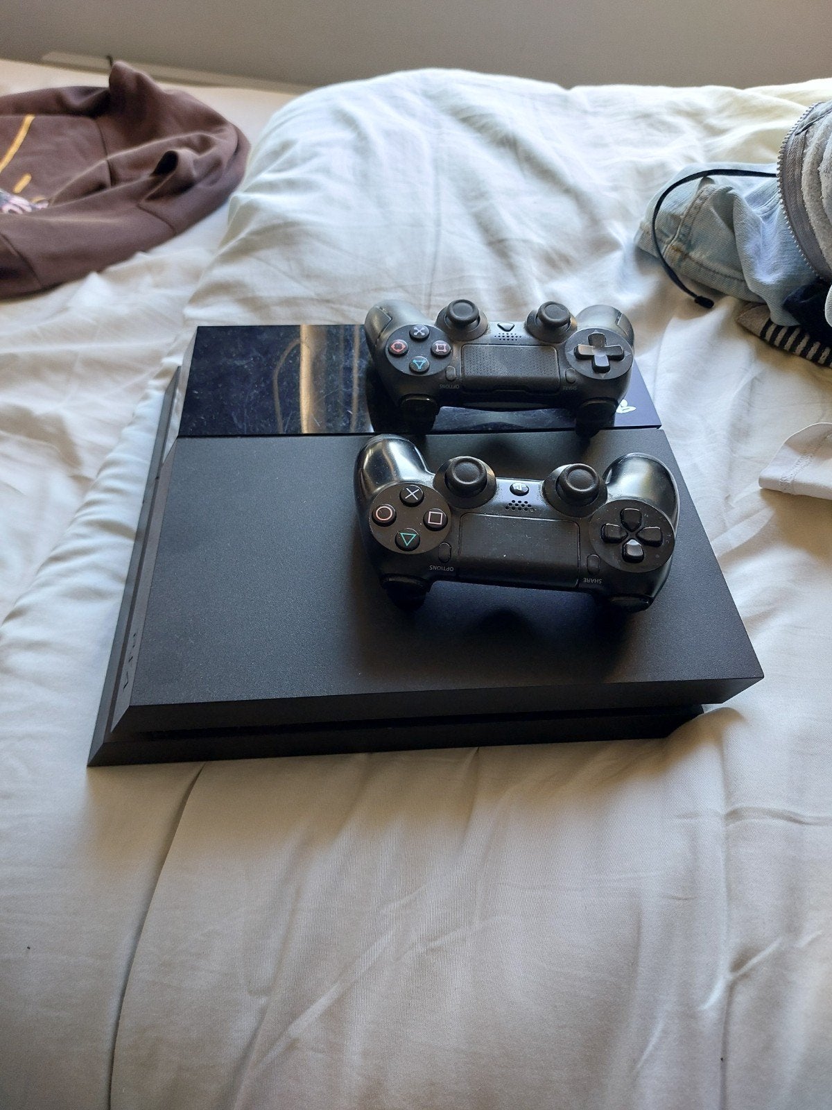 playstation 4 + controllers, Ophalen of Verzenden, Met 2 controllers, Original